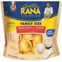 slide 1 of 1, Giovanni Rana Mozzarella Cheese Ravioli, 3.33 oz