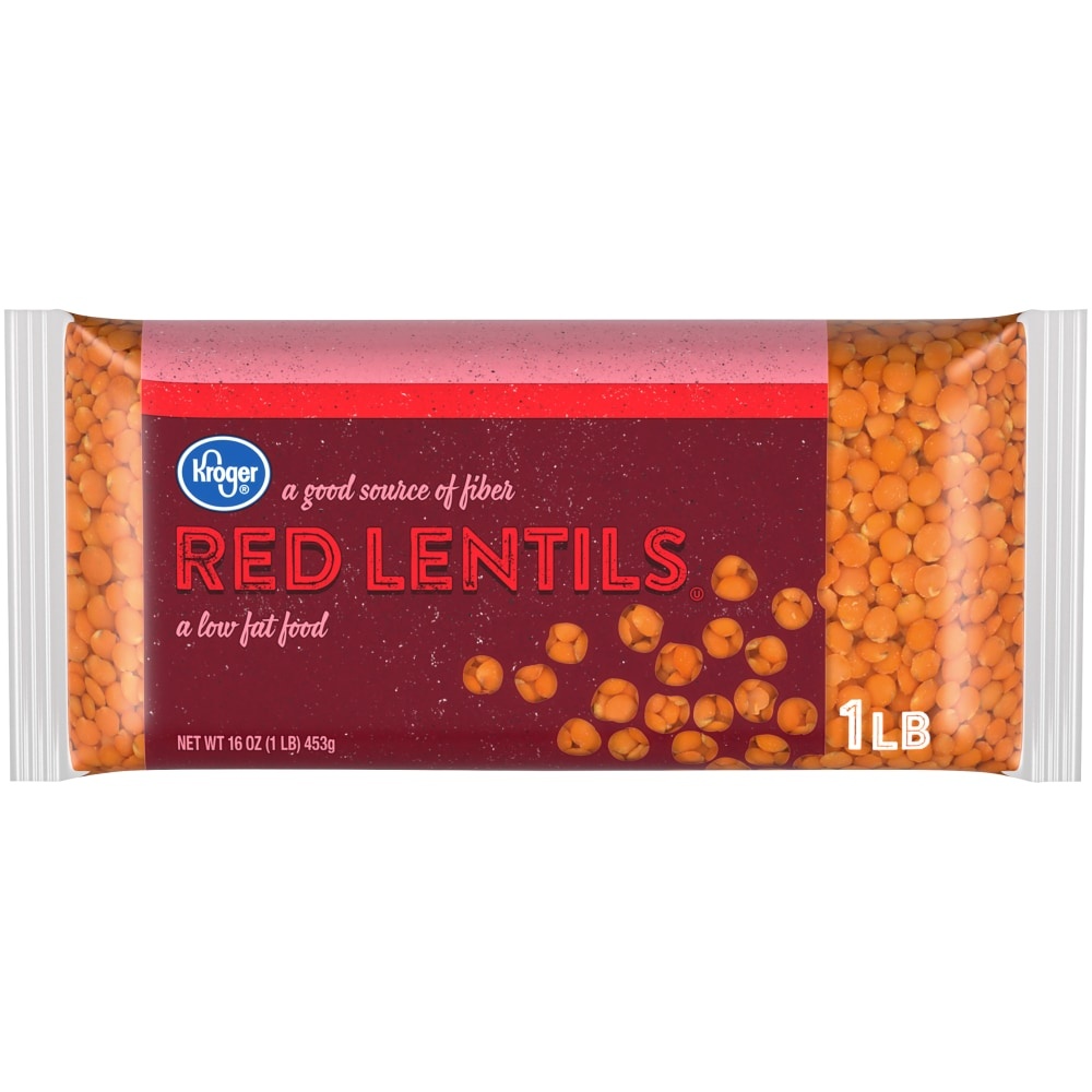 slide 1 of 1, Kroger Red Lentils, 1 lb