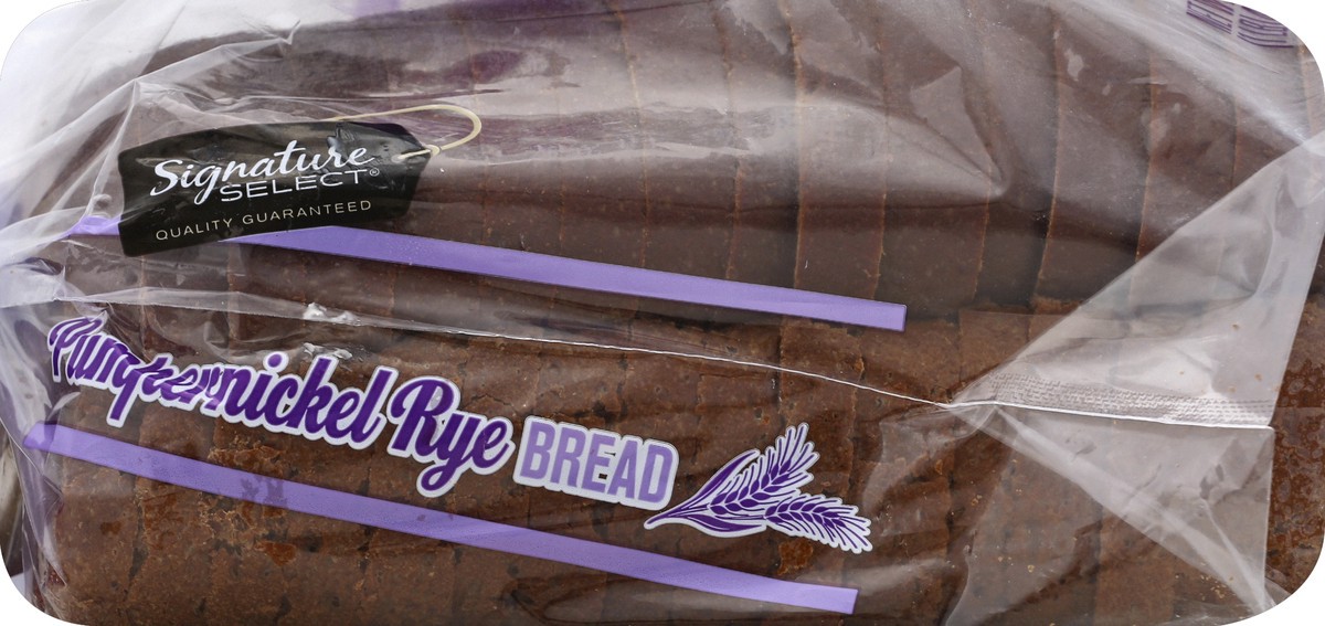 slide 5 of 7, Signature Select Pumpernickel Rye Bread 16 oz, 16 oz