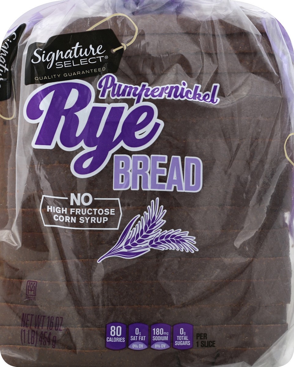 slide 6 of 7, Signature Bread Pumpernickel Rye, 16 oz