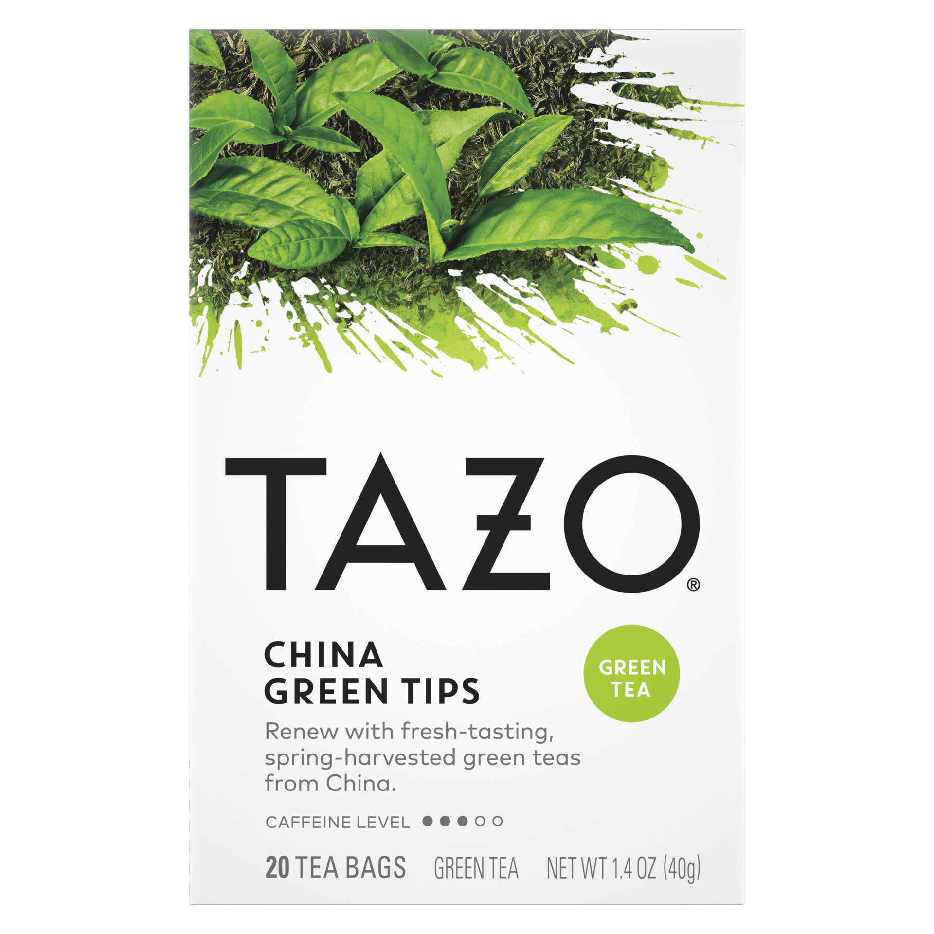 slide 3 of 4, TAZO Tea Bag China Green Tips- 20 ct, 20 ct