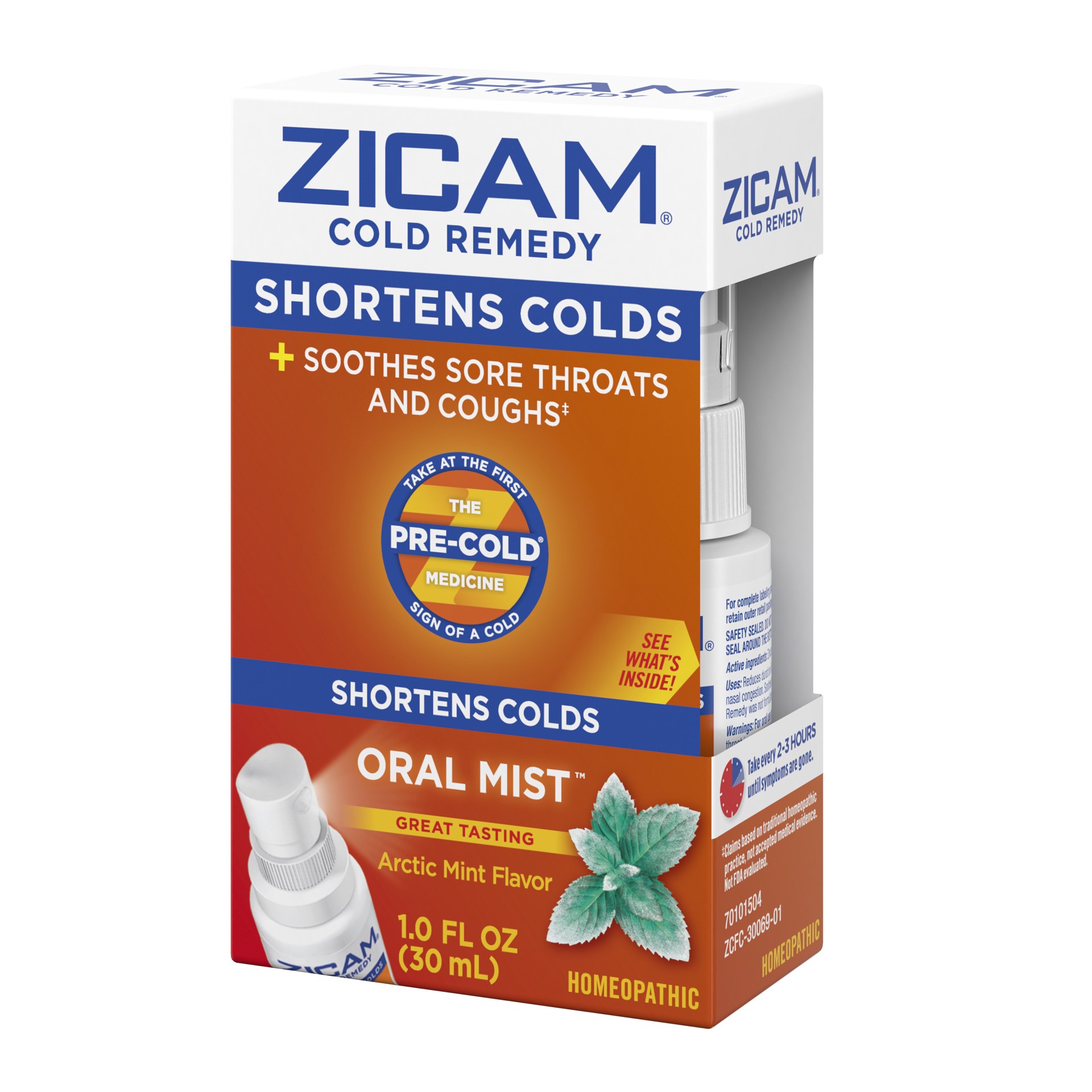 slide 4 of 4, Zicam Plus Om Arctic Mint, 1 oz