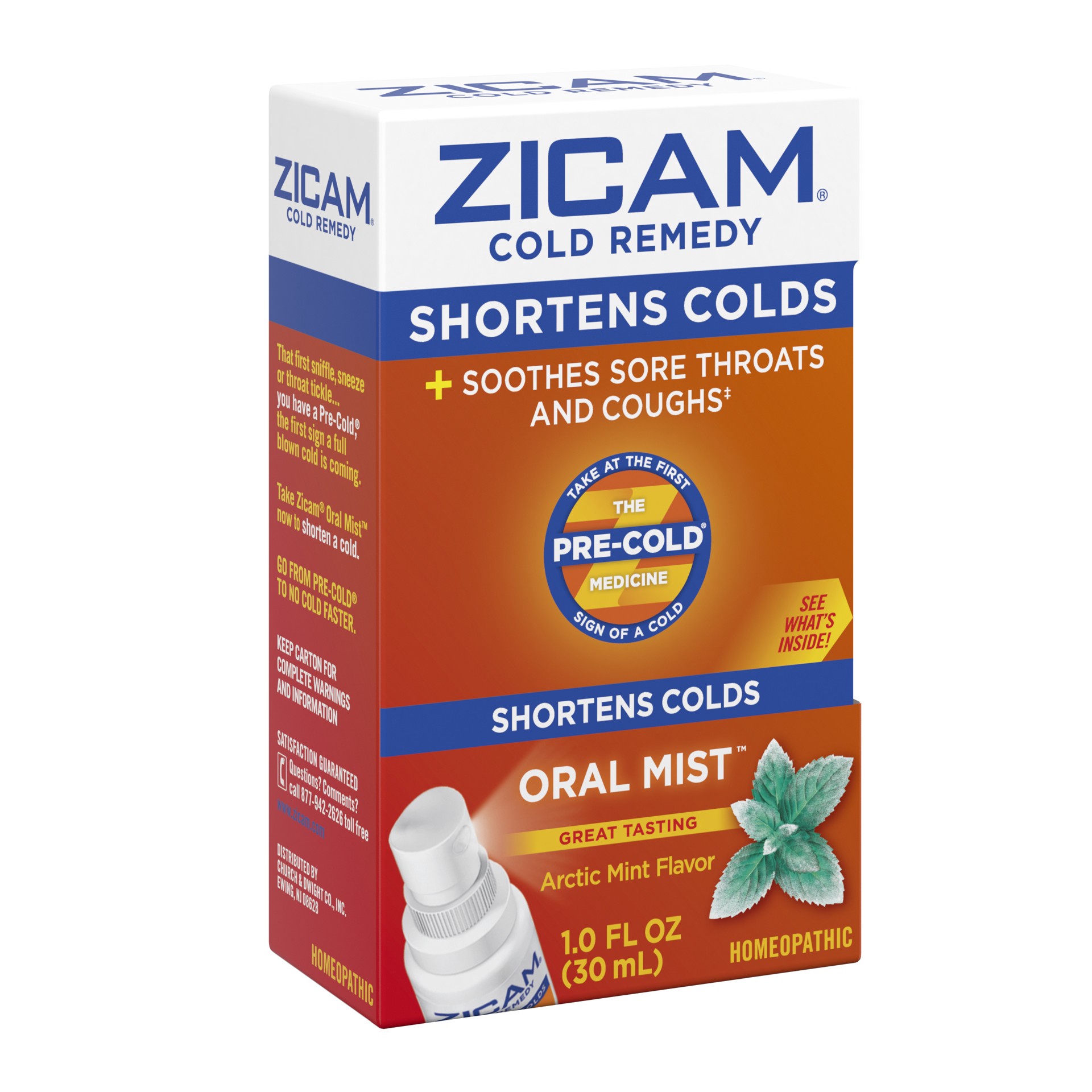 slide 3 of 4, Zicam Plus Om Arctic Mint, 1 oz