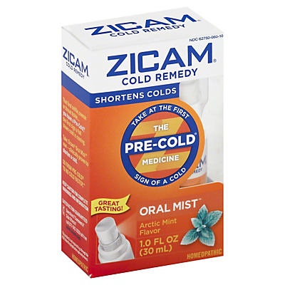 slide 1 of 1, Zicam Cold Remedy Plus Arctic Mint Flavor Oral Mist, 1 oz