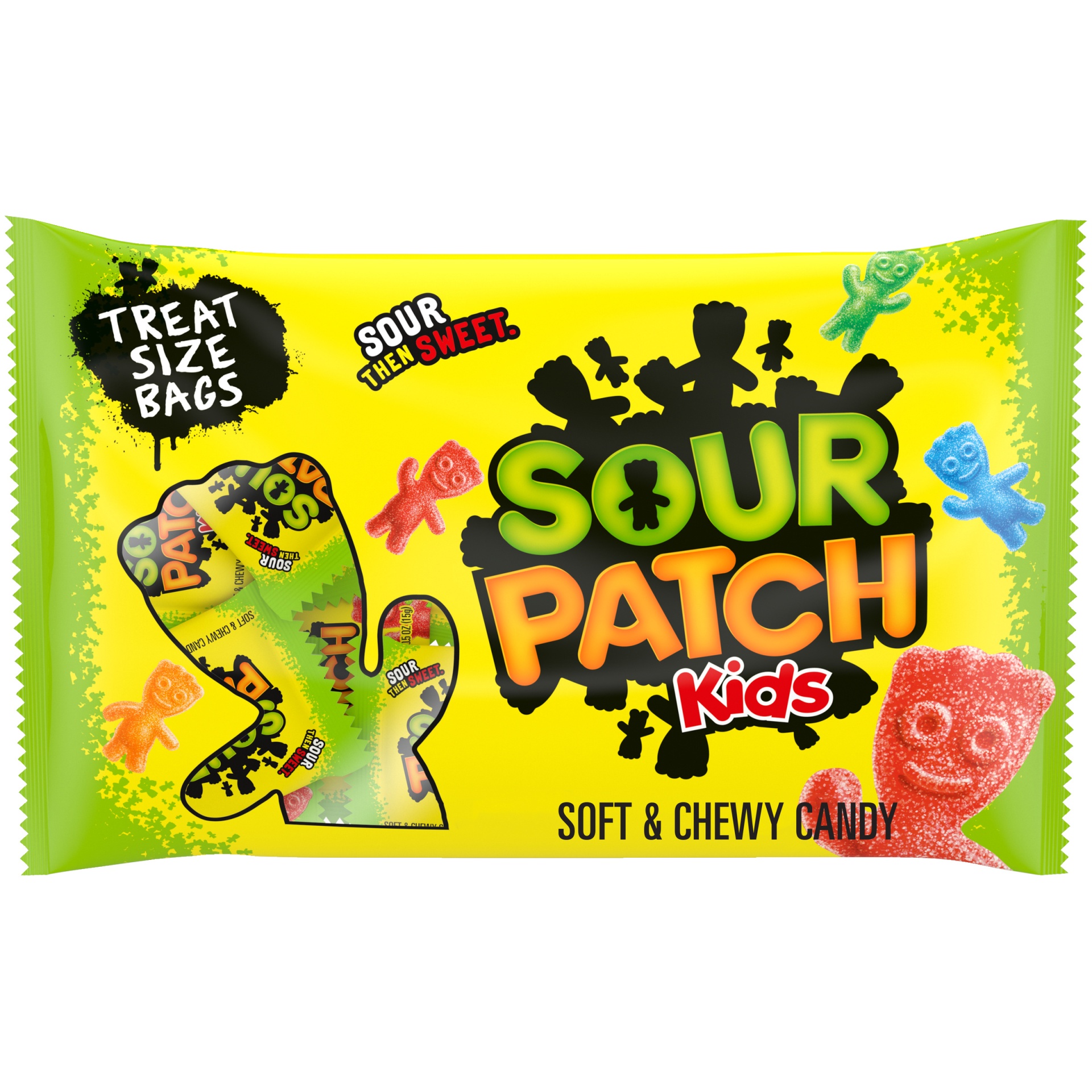 slide 1 of 1, SOUR PATCH KIDS Candy Halloween Candy Variety Pack, Individual Trick or Treat Snack Packs, 0.64 lb