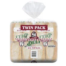 Aunt Millie's Bakehouse Mini Deli Sub Buns Twin Pack