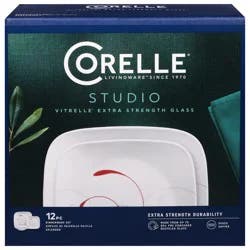 Corelle Splendor Square Dinnerware Set
