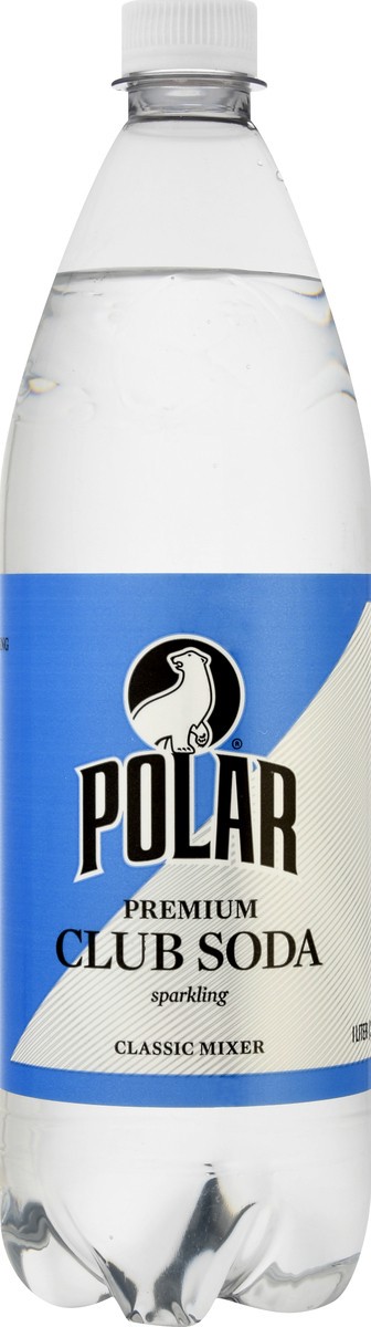 slide 1 of 13, Polar Club Soda - 1 l, 1 l