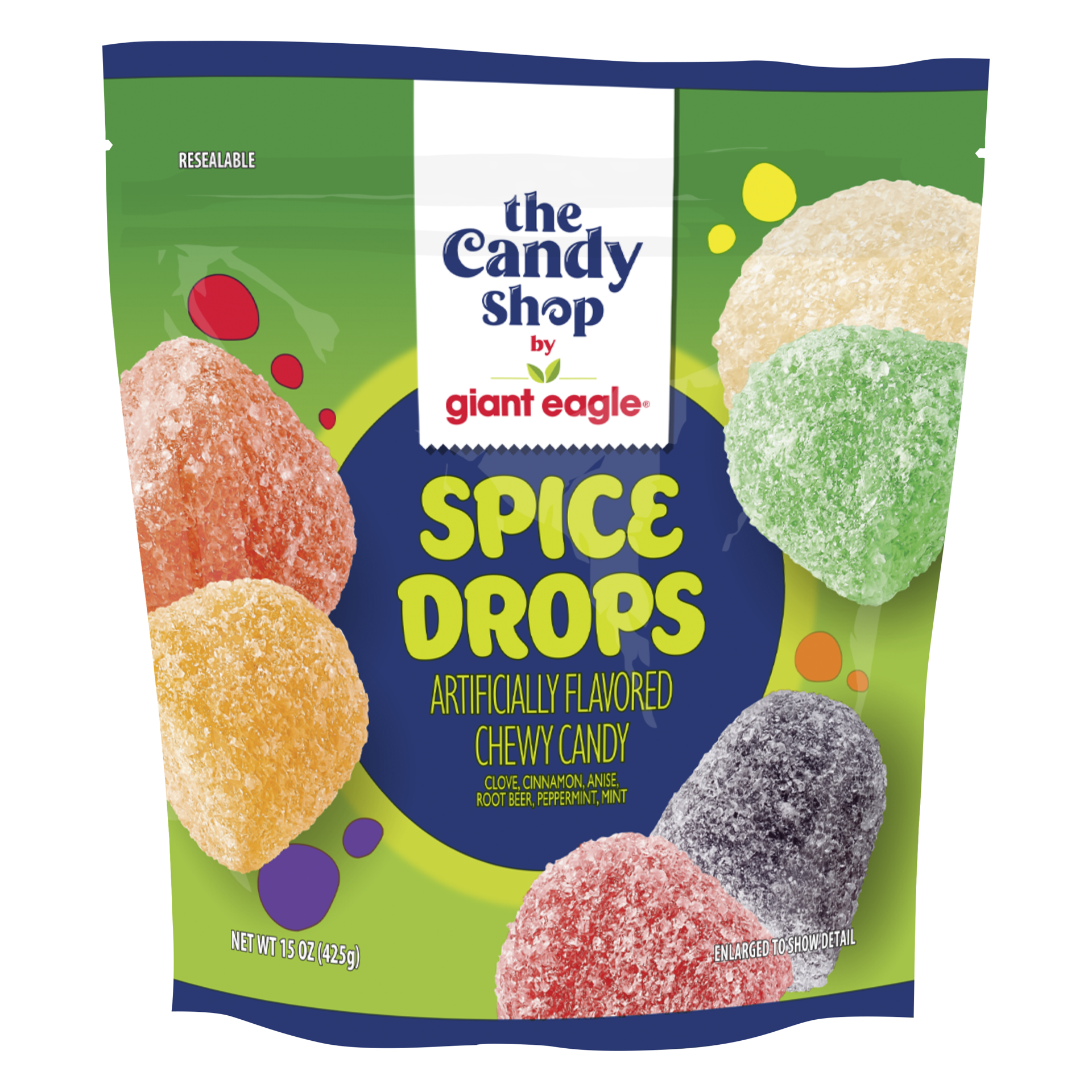 slide 1 of 1, Ge Spice Drops, 15 oz