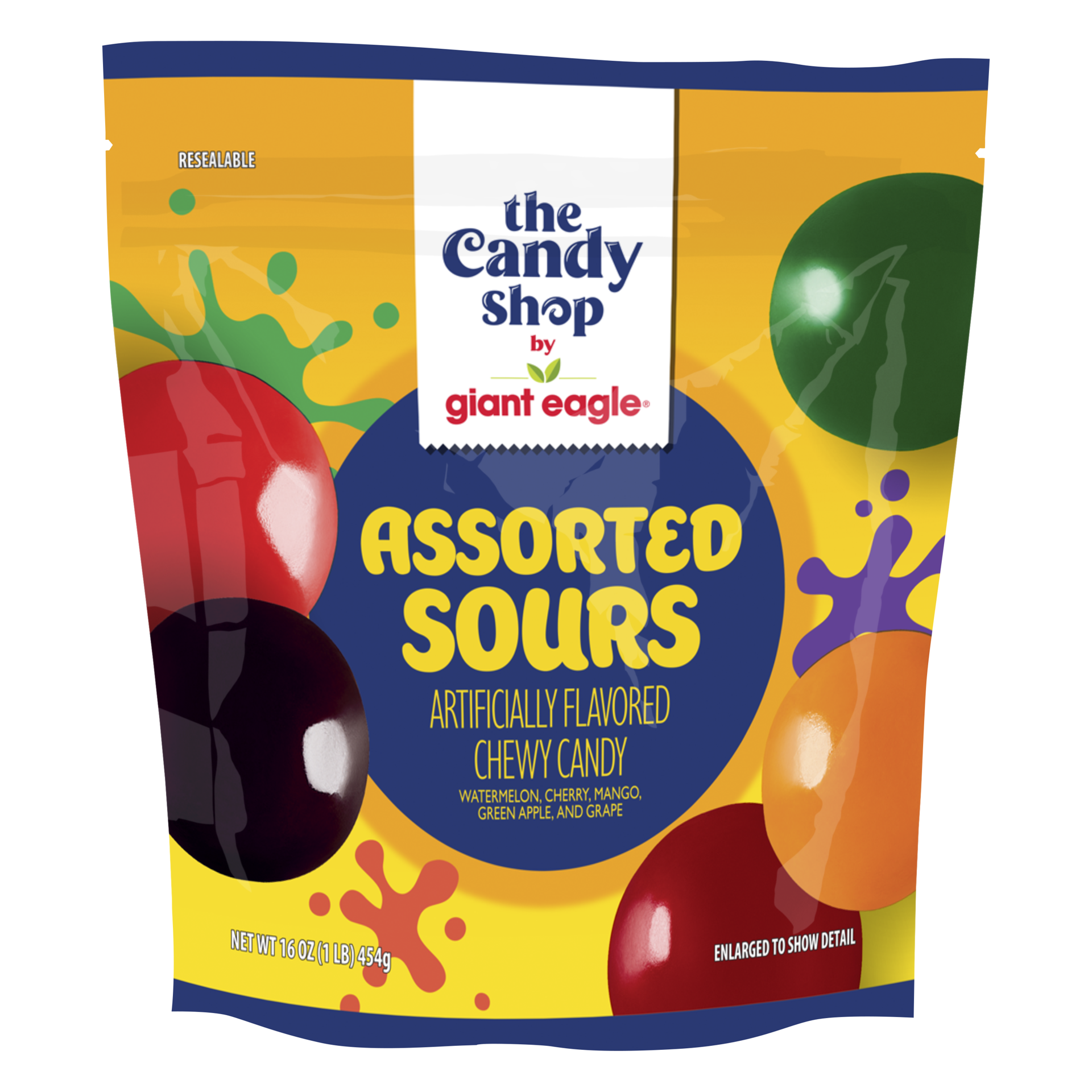 slide 1 of 1, Ge Assorted Sours, 16 oz
