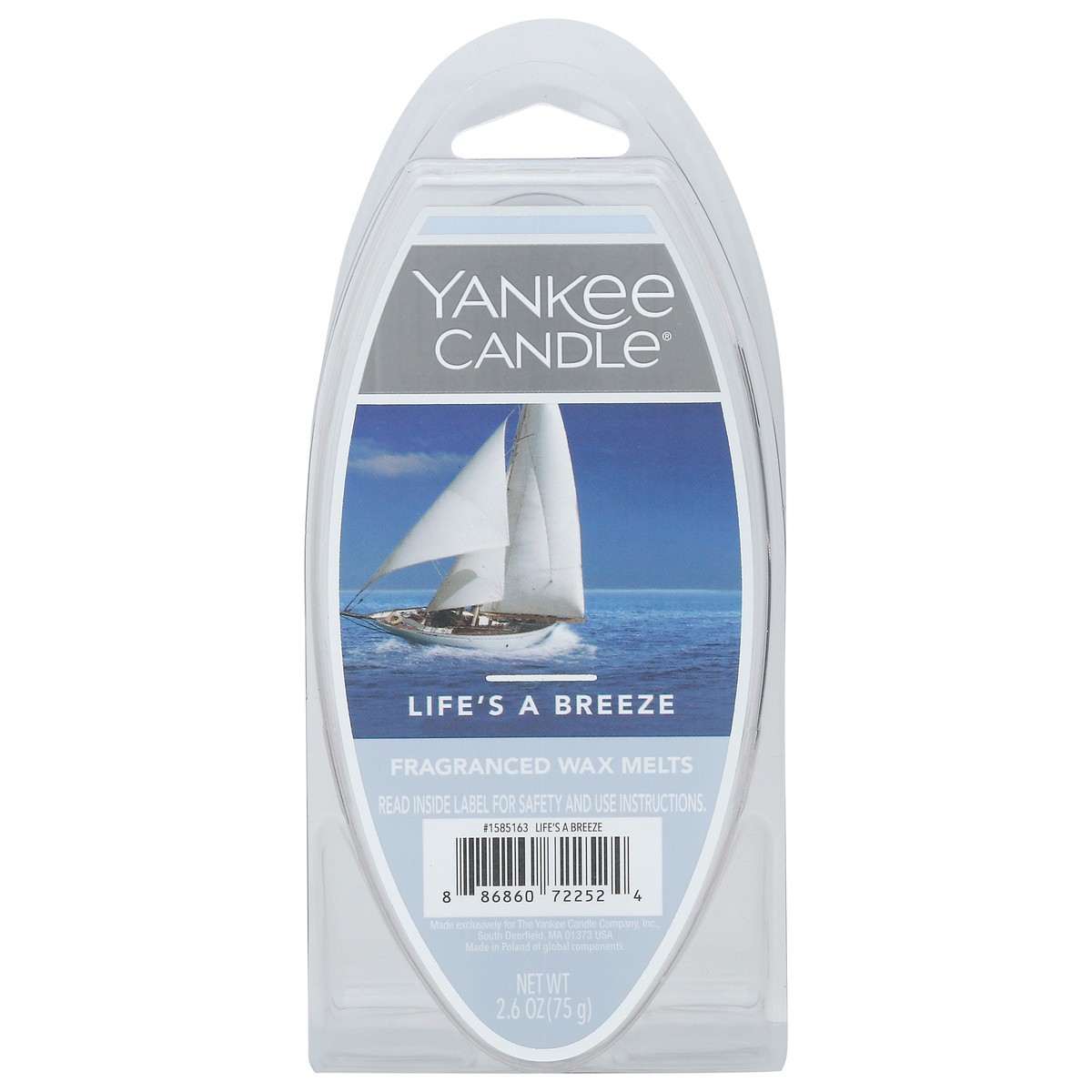 slide 1 of 11, Yankee Candle Fragrance Life's A Breeze Wax Melts 2.6 oz, 2.6 oz