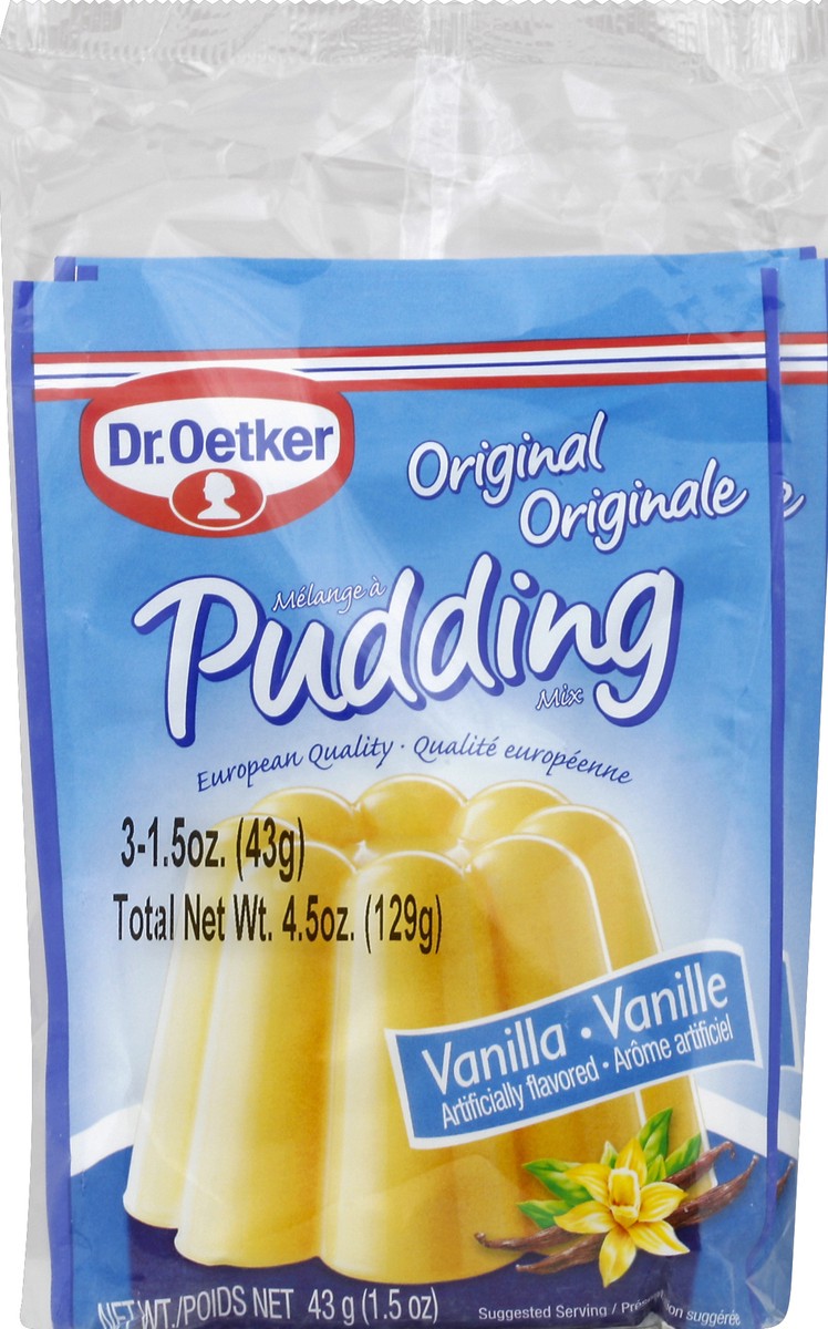 slide 5 of 5, Dr. Oetker Vanilla Pudding Powder, 1.5 oz