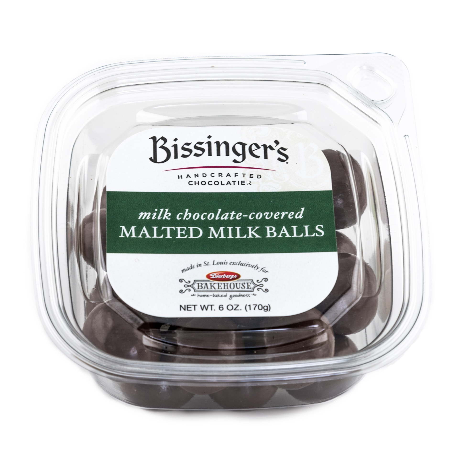 slide 1 of 1, Bissinger's Milk Chocolate Malted Milk Balls, 6 oz