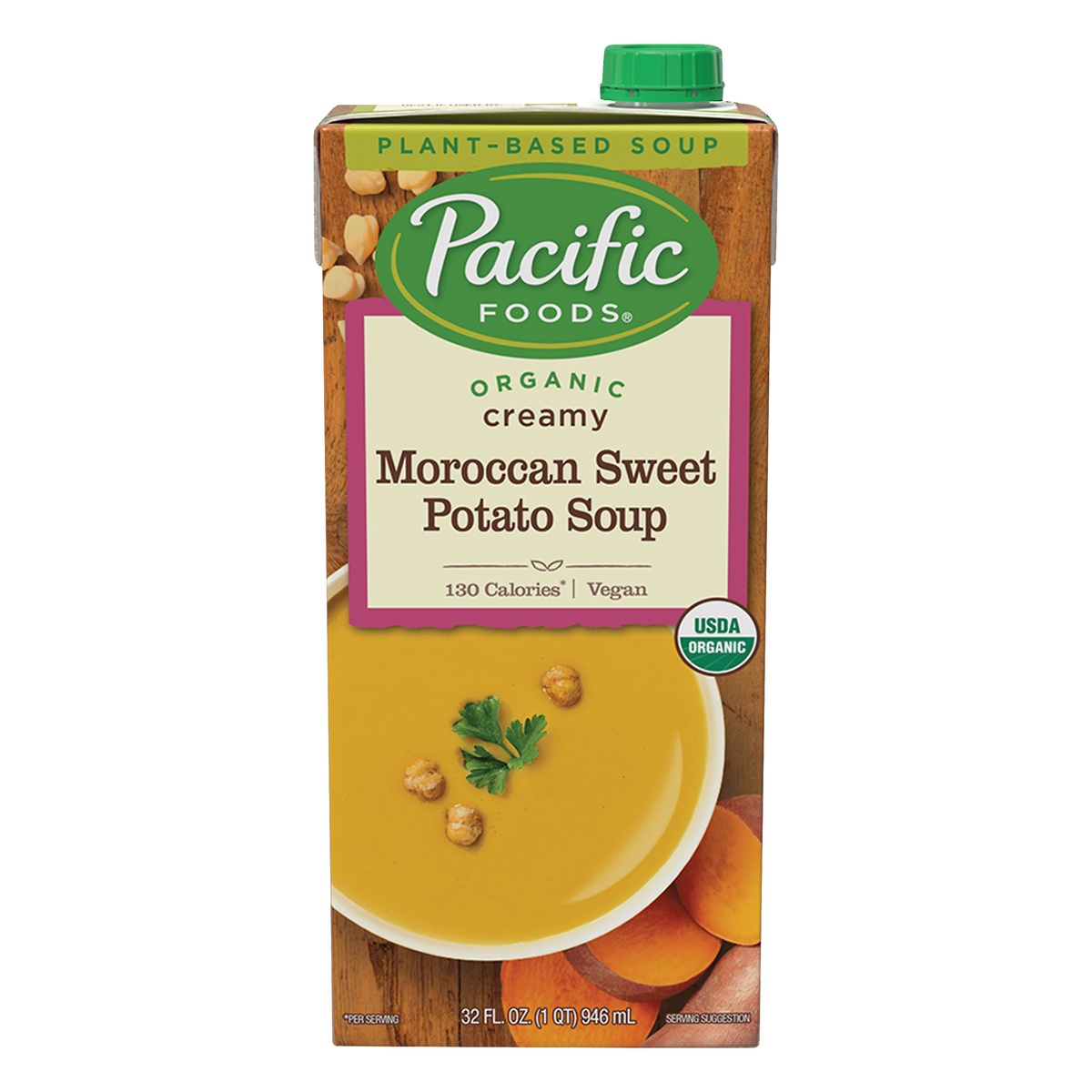 slide 1 of 9, Pacific Moroccan Sweet Potato Soup, 32 oz