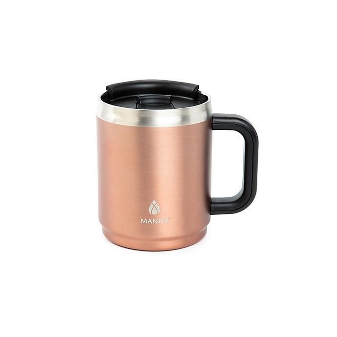 slide 1 of 1, Manna Organics Boulder Insulated Travel Mug - Rose Gold, 14 oz