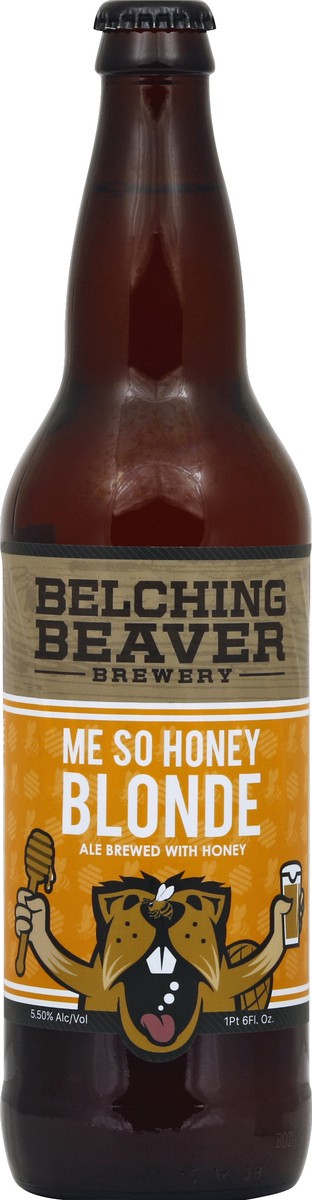 slide 4 of 4, Belching Beaver Brewery Belching Beaver Me So Honey Ale, 22 oz