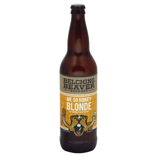 slide 1 of 4, Belching Beaver Brewery Belching Beaver Me So Honey Ale, 22 oz