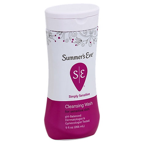 slide 1 of 1, Summer's Eve Summers Eve Fem Wash Sensitive, 9 fl oz