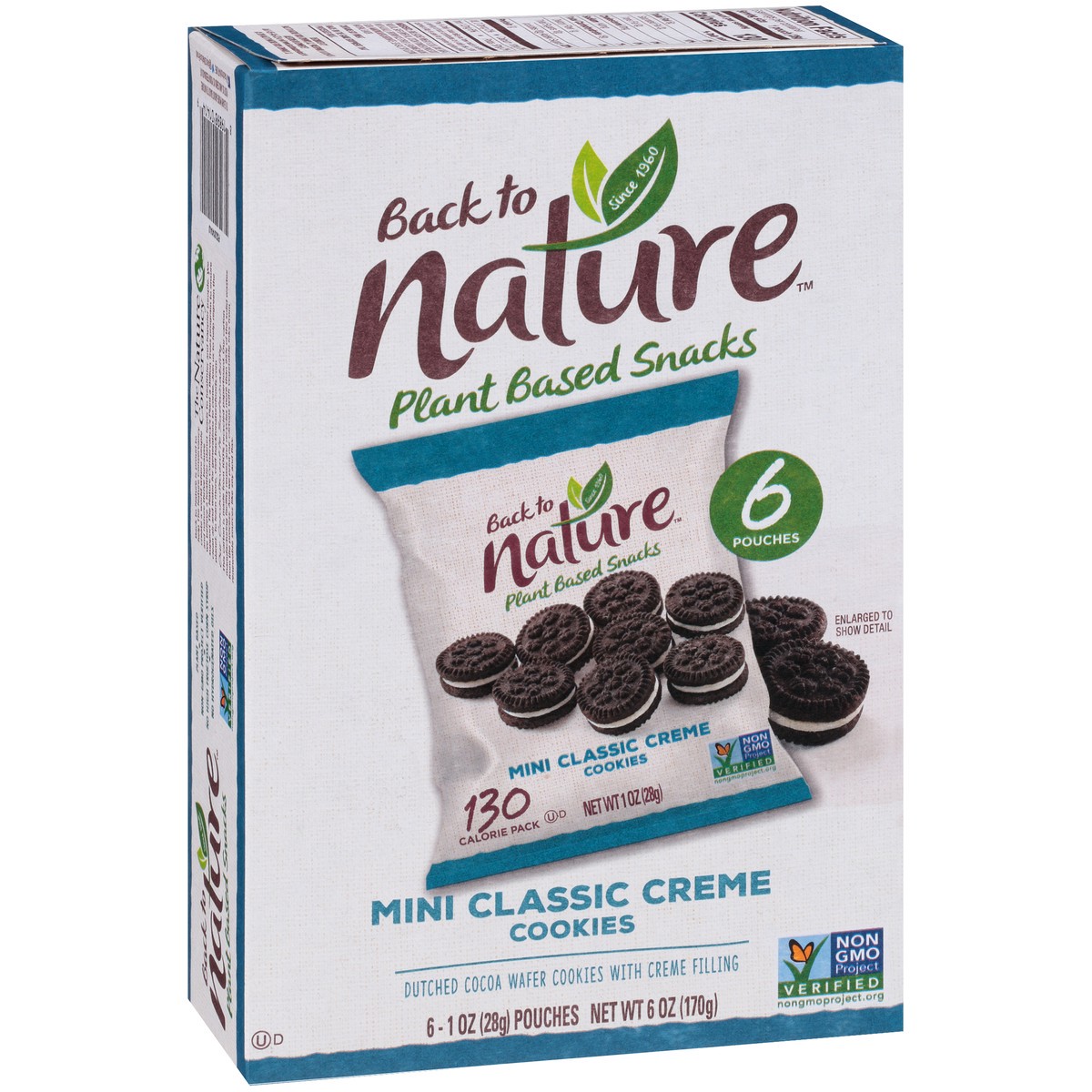 slide 2 of 9, Back to Nature™ Mini Classic Creme Cookies 6-1 oz. Pouches, 6 oz