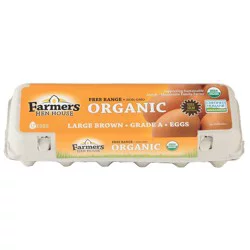 Farmers Hen House Organic Free-Range Large Brown Eggs