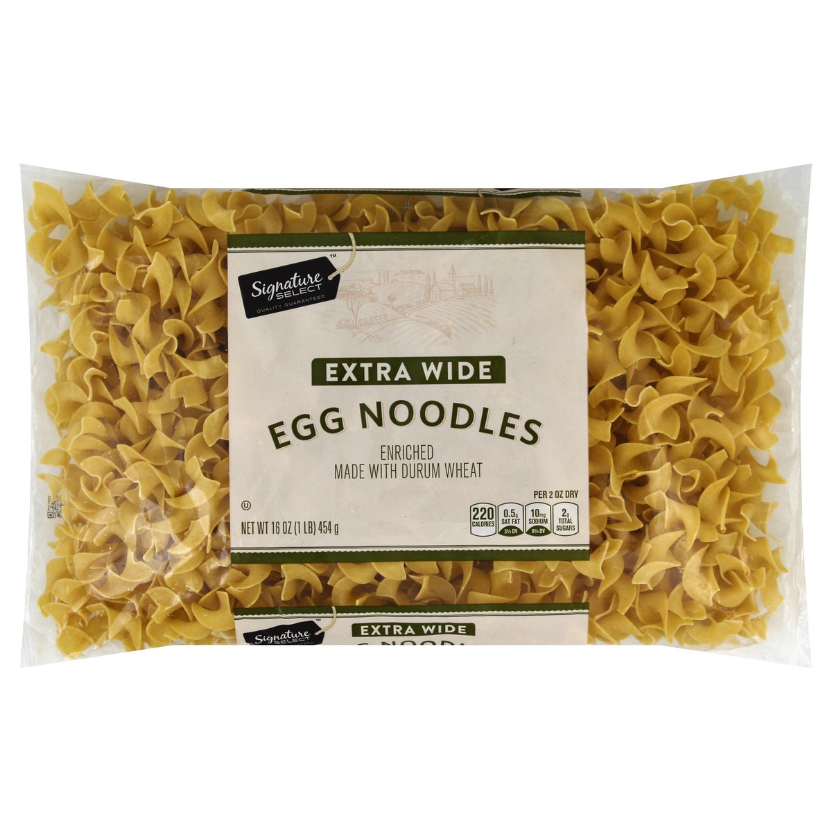 slide 6 of 6, Signature Select Extra Wide Egg Noodles 16 oz, 16 oz