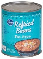 slide 1 of 1, Kroger Refried Beans - Fat Free, 31 oz