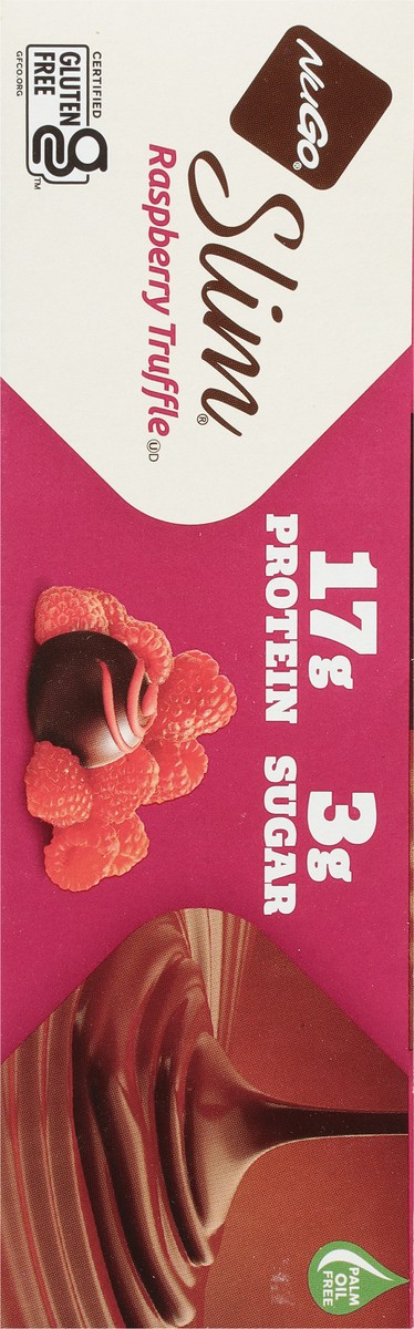 slide 7 of 9, NuGo Slim Raspberry Truffle Protein Bars 12 - 1.59 oz Bars, 12 ct