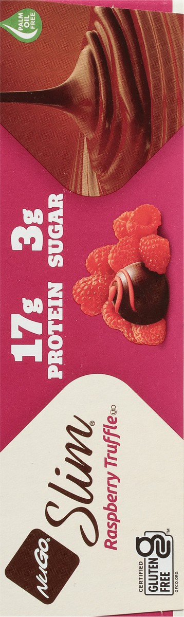 slide 2 of 9, NuGo Slim Raspberry Truffle Protein Bars 12 - 1.59 oz Bars, 12 ct