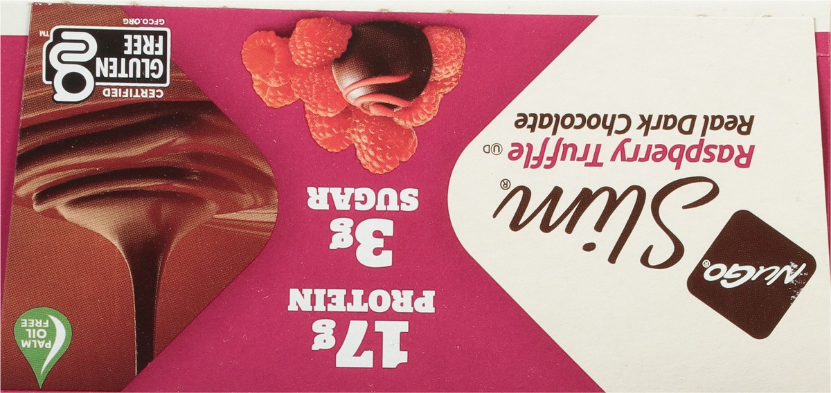 slide 4 of 9, NuGo Slim Raspberry Truffle Protein Bars 12 - 1.59 oz Bars, 12 ct