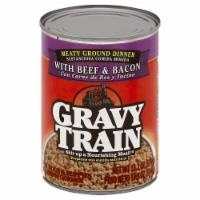 slide 1 of 1, Gravy Train Meaty Loaf Dinner With Beef & Bacon, 13.2 oz