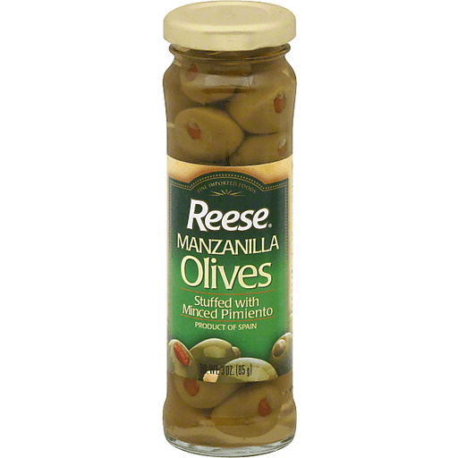 slide 2 of 2, Reese Olives 3 oz, 3 oz