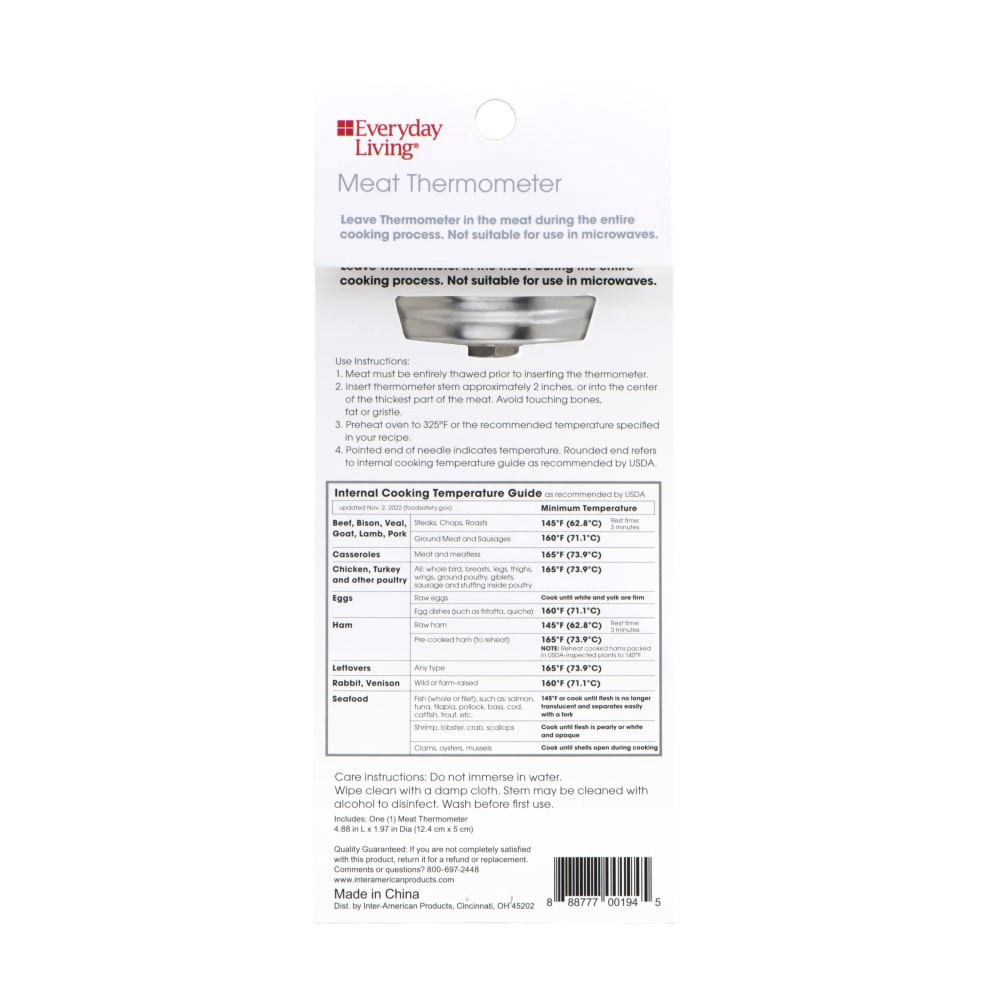slide 2 of 3, Everyday Living Meat Thermometer, 1 ct