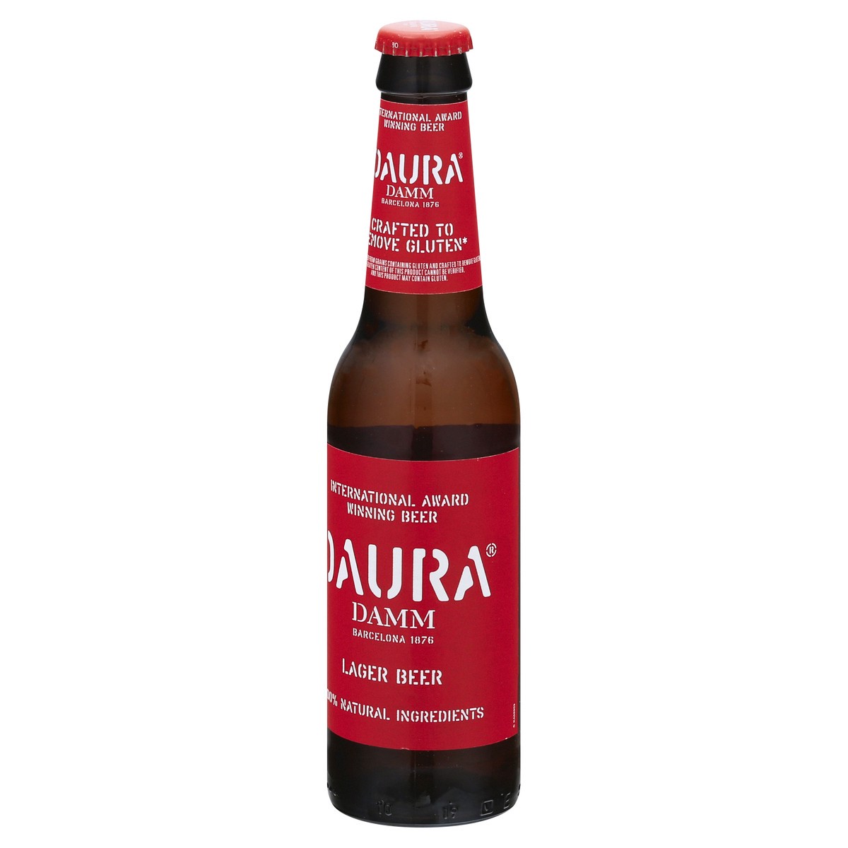 slide 9 of 11, Daura Damm Lager Beer 11.2 oz, 12 fl oz