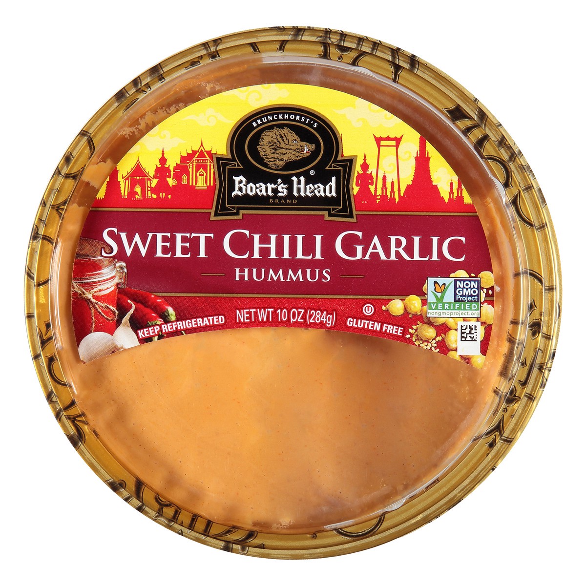 slide 6 of 9, Boar's Head Sweet Chili Garlic Hummus, 10 oz