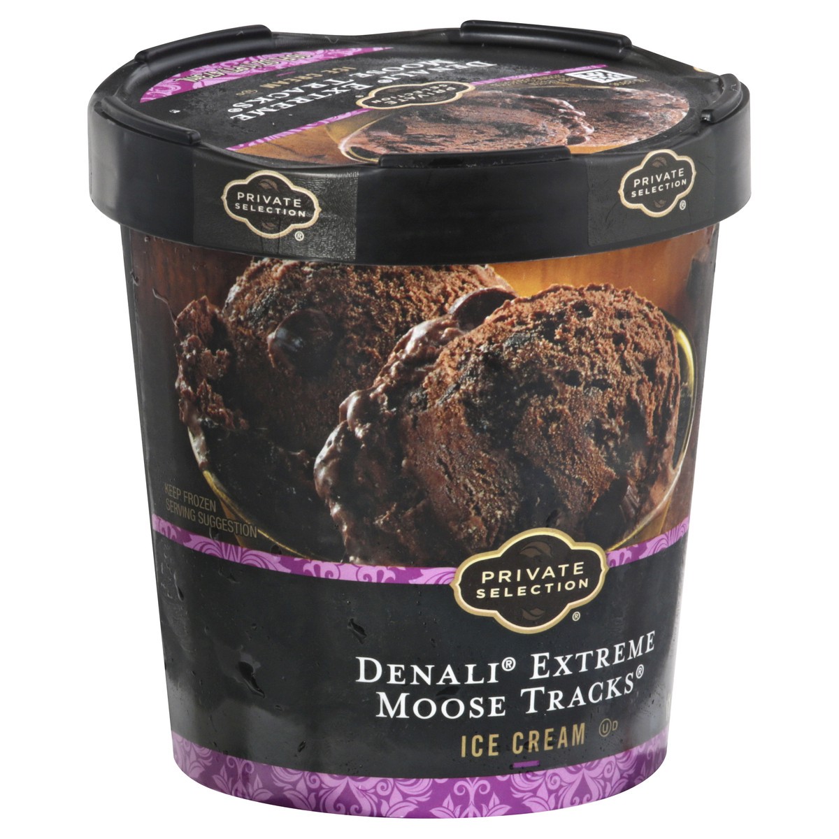 slide 2 of 9, Private Selection Denali Extreme Moose Tracks Ice Cream 16 oz, 16 oz