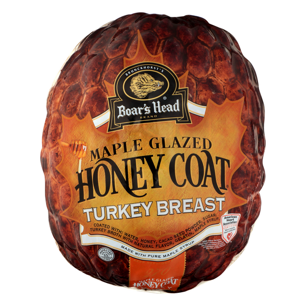 slide 1 of 1, Boar's Head Maple Glazed Honey Coat Turkey Breast 1 ea, per lb