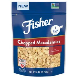 Fisher Chopped Macadamia Nuts 4.44 oz