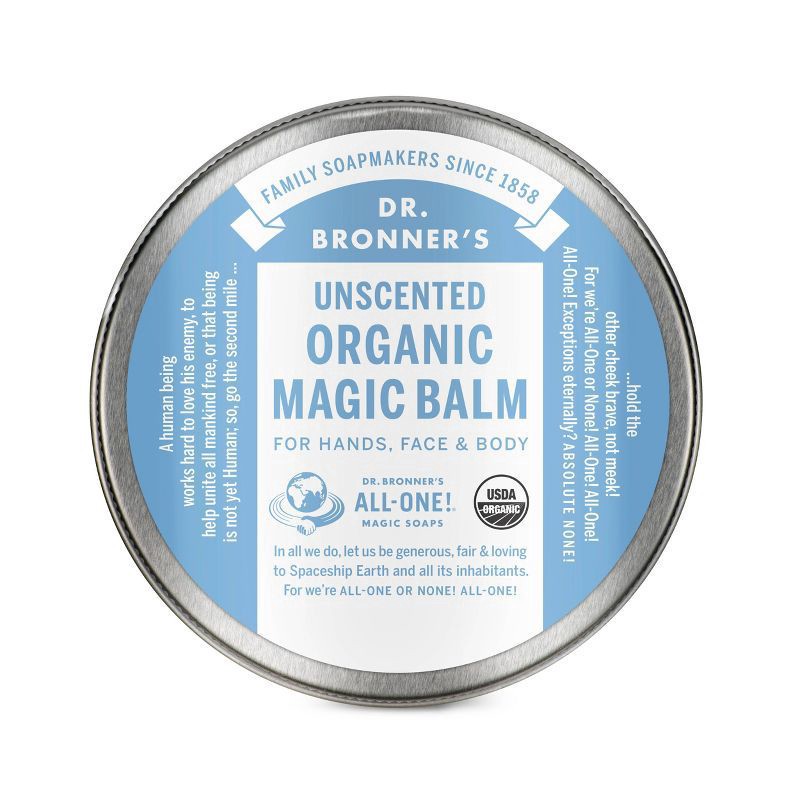 slide 1 of 4, Dr. Bronner's Magic Balm Baby Unscent Org, 1 ct