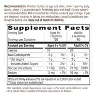 slide 5 of 5, Nature's Way Mixed Berry Zinc Gummies 11Mg, 120 ct