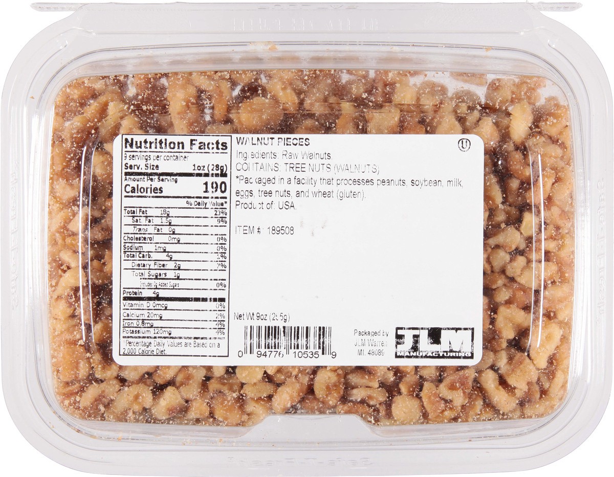 slide 4 of 12, JLM Manufacturing Walnut Pieces 9 oz, 9 oz