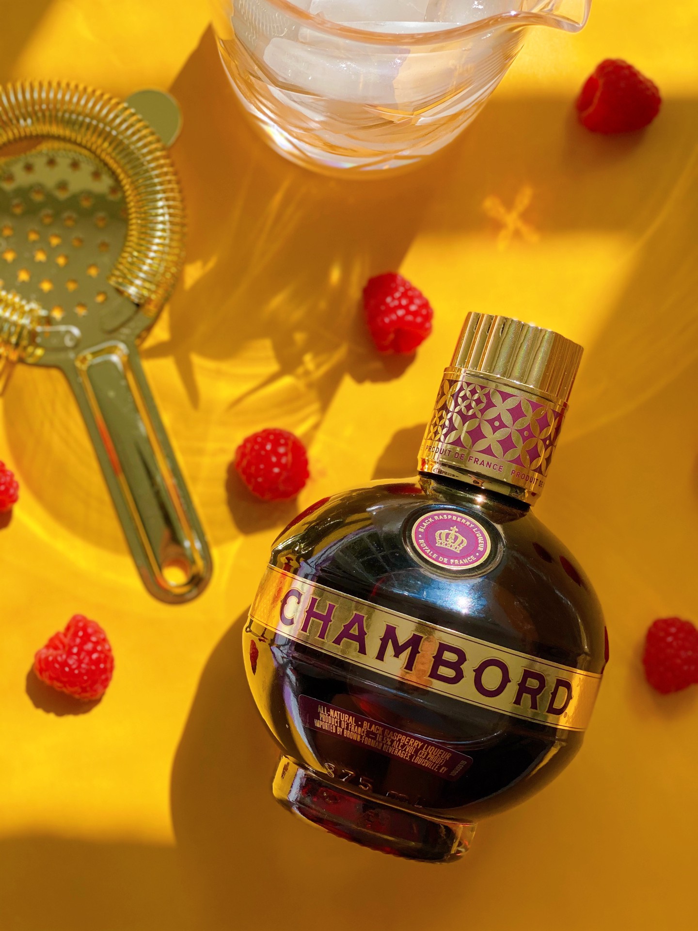 slide 3 of 4, Chambord Black Raspberry Liqueur, 375 ml with Two Korbel, 187 mL bottles, 187 ml
