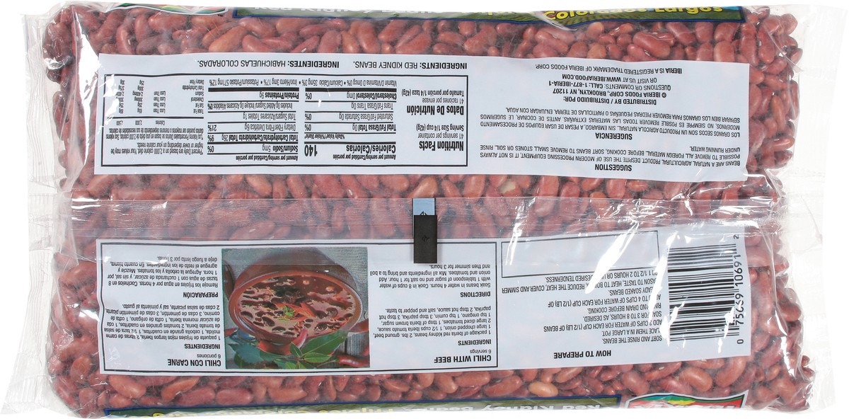 slide 11 of 13, Iberia Light Red Kidney Beans, 4 lb