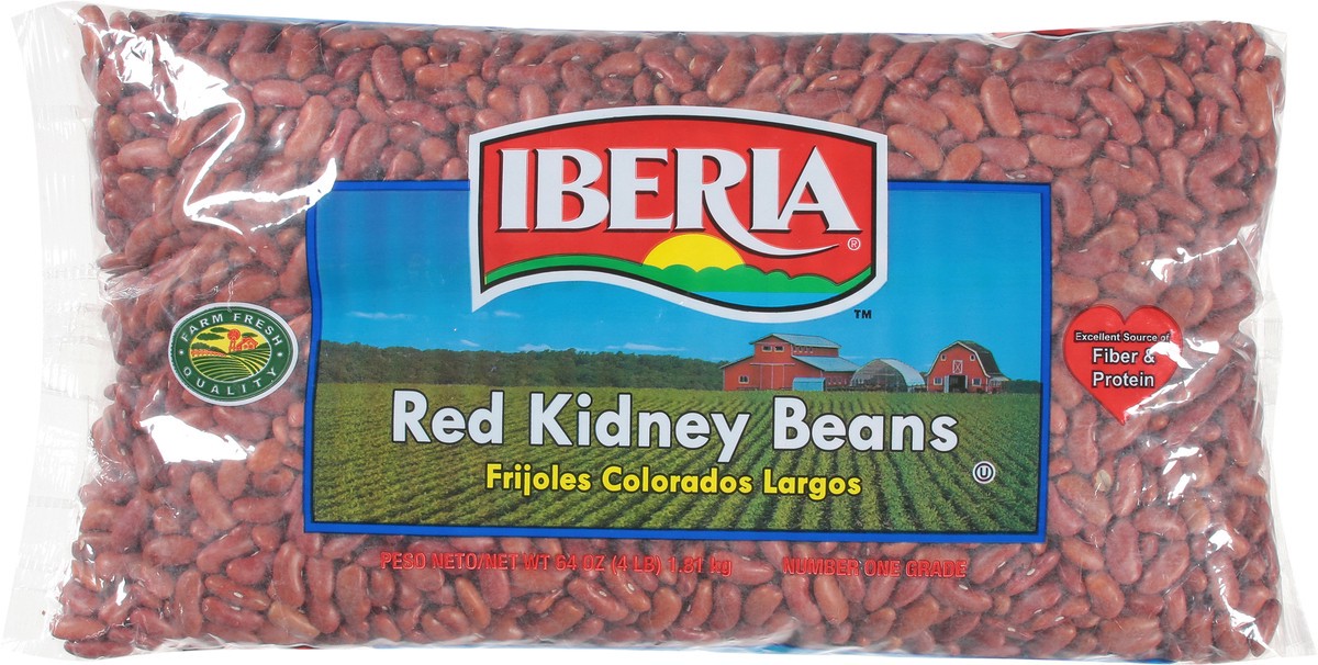 slide 8 of 13, Iberia Light Red Kidney Beans, 4 lb