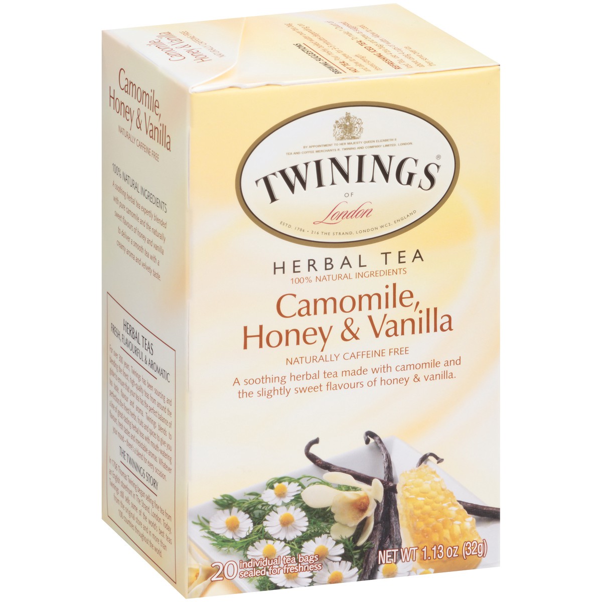 slide 5 of 9, Twinings Camomile, Honey & Vanilla Tea - 20 ct, 20 ct; 1.13 oz