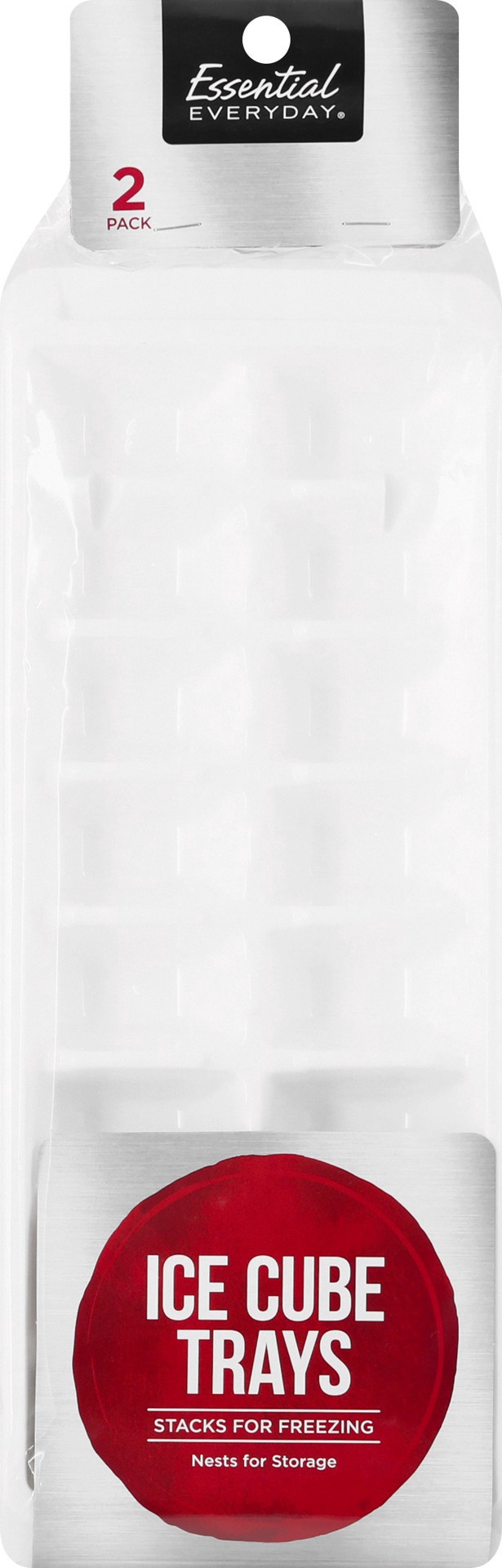 slide 1 of 6, Essential Everyday Ice Cube Tray, 2 ct