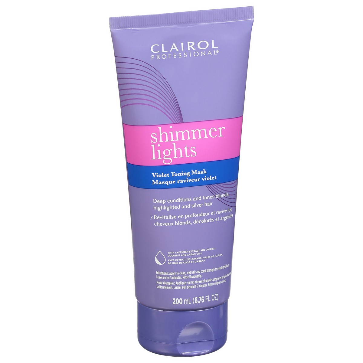 slide 2 of 9, Clairol Professional Shimmer Lights Violet Toning Mask 6.76 fl oz, 6.76 fl oz