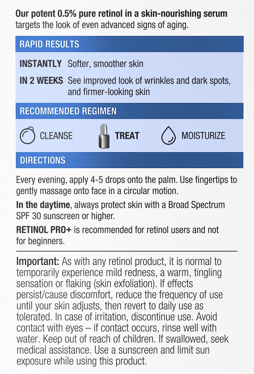 slide 2 of 8, Neutrogena Rapid Wrinkle Repair Retinol Pro+ Power Serum, 1 Fl. Oz, 1 fl oz