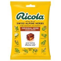 Ricola Original Herb Soothing Cough Drops - Throat Relief & Cough Suppressant, 21 Count