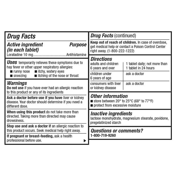 slide 25 of 29, Meijer Allergy Relief Loratadine Tablets, Antihistamine, 70 ct; 10 mg