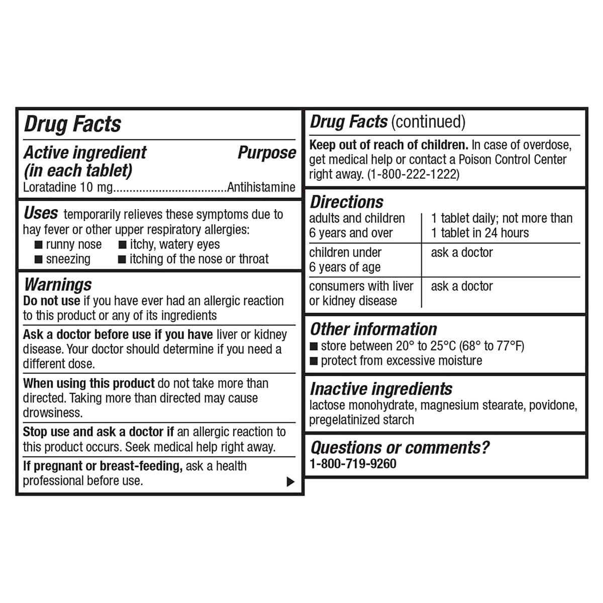 slide 21 of 29, Meijer Allergy Relief Loratadine Tablets, Antihistamine, 70 ct; 10 mg